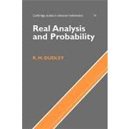 Real Analysis and Probability by R. M. Dudley, 9780521007542