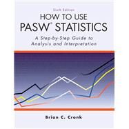 How to Use Pasw Statistics by Brian C. Cronk; Brian. C. Cronk, 9780367107550