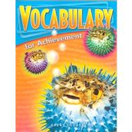 Vocabulary for Achievement: First Course* by Richek, Margaret Ann, 9780669517552