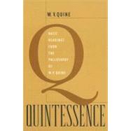 Quintessence by Quine, W. V., 9780674027558