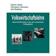 Volkswirtschaftslehre by Bode, Olaf H.; Lehmann, Christian; Redeker, Ute, 9783837027570