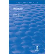 Restitution by Smith,Lionel;Smith,Lionel, 9781138637573
