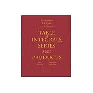 Table of Integrals, Series, and Products by Jeffrey; Zwillinger, 9780122947575
