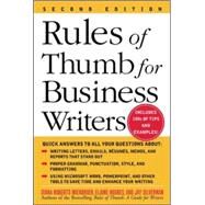 Rules of Thumb for Business Writers by Wienbroer, Diana; Hughes, Elaine; Silverman, Jay, 9780071457576