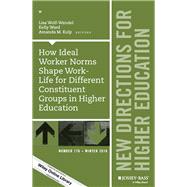 How Ideal Worker Norms Shape Work-Life for Different Constituent Groups in Higher Education New Directions for Higher Education, Number 176 by Wolf-Wendel, Lisa; Ward, Kelly; Kulp, Amanda M., 9781119347576