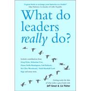 What Do Leaders Really Do? Getting under the skin of what makes a great leader tick by Grout, Jeff; Fisher, Liz, 9781841127576