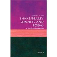 Shakespeare's Sonnets and Poems: A Very Short Introduction by Post, Jonathan F. S., 9780198717577