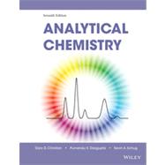 Analytical Chemistry by Christian, Gary D.; Dasgupta, Purnendu K.; Schug, Kevin A., 9780470887578