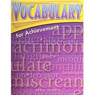 Great Source Vocabulary for Achievement: Student Edition Grade 10 by Richek, Margaret Ann, 9780669517583