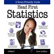 Head First Statistics by Griffiths, Dawn, 9780596527587