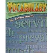 Great Source Vocabulary for Achievement: Student Edition Grade 11 by Richek, Margaret Ann, 9780669517590