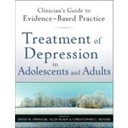 Treatment of Depression in Adolescents and Adults Clinician's Guide to Evidence-Based Practice by Springer, David W.; Rubin, Allen; Beevers, Christopher G., 9780470587591