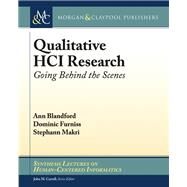 Qualitative HCI Research by Blandford, Ann; Furniss, Dominic; Makri, Stephann, 9781627057592