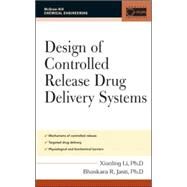Design Of Controlled Release Drug Delivery Systems by Li, Xiaoling, 9780071417594