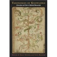 Taxonomies of Knowledge by Steiner, Emily; Ransom, Lynn, 9780812247596