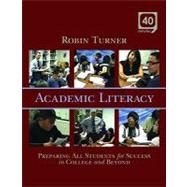 Academic Literacy by Turner, Robin, 9781571107602