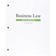 Bundle: Cengage Advantage Books: Business Law: Text and Exercises, Loose-Leaf Version, 8th + MindTap Business Law, 1 term (6 months) Printed Access Card by Miller, Roger LeRoy; Hollowell, William E., 9781305937604