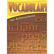 Great Source Vocabulary for Achievement by Richek, Margaret Ann, 9780669517606