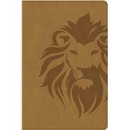 CSB One Big Story Bible, Revised & Updated, Easy-to-Read Optimal Type, Brown Lion LeatherTouch by CSB Bibles by Holman, 9798384557609