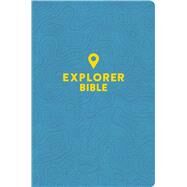 CSB Explorer Bible for Kids, Sky Blue LeatherTouch Placing God's Word in the Middle of God's World by CSB Bibles by Holman, 9798384517610