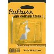 Culture And Consumption II by McCracken, Grant David, 9780253217615