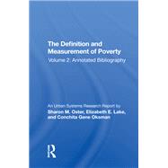 The Definition and Measurement of Poverty by Oster, Sharon M., 9780367167622