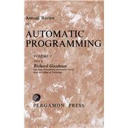 Annual Review in Automatic Programming by Richard Goodman, 9780080097633