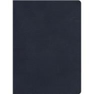 KJV Single-Column Wide-Margin Bible, Navy LeatherTouch by Unknown, 9781087767635