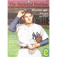 The National Pastime: A Review of Baseball History by Alvarez, Mark, 9780910137645