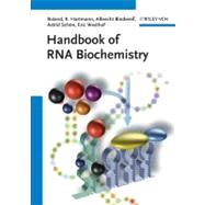 Handbook of RNA Biochemistry, 2 Volume Set by Hartmann, Roland K.; Bindereif, Albrecht; Schn, Astrid; Westhof, Eric, 9783527327645