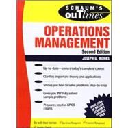 Schaum's Outline of Operations Management by Monks, Joseph, 9780070427648
