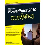 PowerPoint 2010 For Dummies by Lowe, Doug, 9780470487655