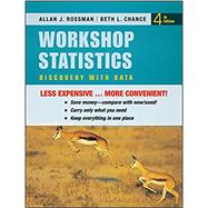 Workshop Statistics by Rossman, Allan J.; Chance, Beth L., 9780470607657