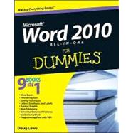 Word 2010 All-in-One For Dummies by Lowe, Doug; Williams, Ryan C., 9780470487662