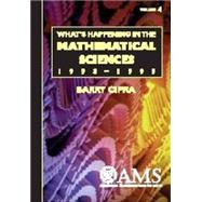 What's Happening in the Mathematical Sciences, 1998-1999 by Cipra, Barry, 9780821807668