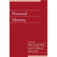 Personal Identity by Edited by Ellen Frankel Paul , Fred D. Miller, Jr , Jeffrey Paul, 9780521617673