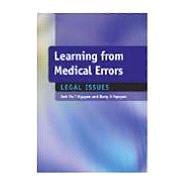 Learning from Medical Errors by Nguyen; Anh Vu, 9781857757675