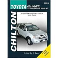 Chilton Toyota 4Runner 2003 - 2009 Repair Manual by Imhoff, Tim, 9781563927683