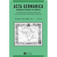 Acta Germanica by Von Maltzan, Carlotta, 9783631657683