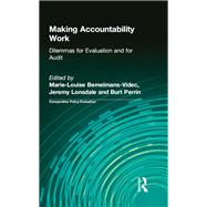 Making Accountability Work by Marie-Louise Bemelmans-Videc, 9781351507684