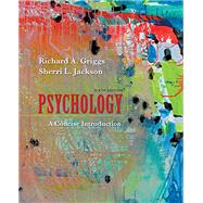 Achieve for Psychology: A Concise Introduction (1-Term Access) by Griggs, Richard A.; Jackson, Sherri L., 9781319527693