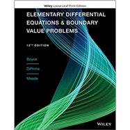 Elementary Differential Equations and Boundary Value Problems by Boyce, William E.; DiPrima, Richard C.; Meade, Douglas B., 9781119777694