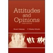 Attitudes and Opinions by Oskamp, Stuart; Schultz, P. Wesley, 9780805847697