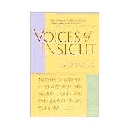 Voices of Insight by Salzberg, Sharon; Bush, Mirabai, 9781570627699