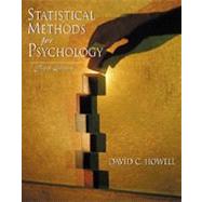 Statistical Methods for Psychology (with CD-ROM and InfoTrac) by Howell, David C., 9780534377700
