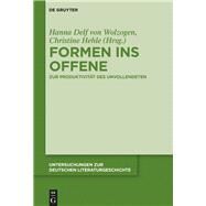 Formen Ins Offene by Von Wolzogen, Hanna Delf; Hehle, Christine, 9783110537703