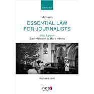 McNae's Essential Law for Journalists by Harrison, Sian; Hanna, Mark, 9780192847706
