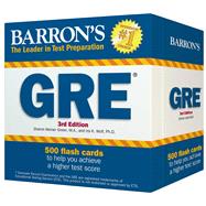 Barron's GRE Flash Cards by Green, Sharon Weiner; Wolf, Ira K., Ph.D., 9780764167706