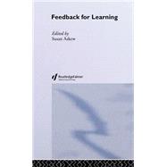 Feedback for Learning by Askew,Susan;Askew,Susan, 9780415237710
