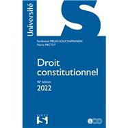Droit constitutionnel - 40e ed. by Ferdinand Mlin-Soucramanien; Pierre Pactet, 9782247207725